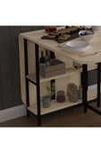 Asra Trend Metal Gövde Katlanır Mutfak Yemek Çalışma Masası, 155×75×70 cm, KM-31  AKÇAAĞAÇ thumbnail 5