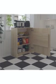 Mutfak Fonksiyonel Kiler Dolabı  Katlanır Masa  Sonoma thumbnail 3