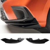 Honda Civic FE1 2022 ve Sonrası Uyumlu Ön Tampon Aero Flap Piano Black 2 Parça - 3