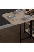 Asra Trend Metal Gövde Katlanır Mutfak Yemek Çalışma Masası, 155×75×70 cm, KM-31  AKÇAAĞAÇ thumbnail 4