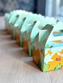 Dinazor Kutusu 25 'li El Tutmalı Çanta Doğum Günü Hediye Kutusu Pasta Kutusu - 3