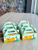 Dinazor Kutusu 25 'li El Tutmalı Çanta Doğum Günü Hediye Kutusu Pasta Kutusu - 5