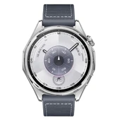 Sneezy Huawei Watch GT6 46mm İle Uyumlu Metal Tokalı Dikiş Desenli Dokuma Silikon Kordon  Gri thumbnail 4