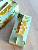 Dinazor Kutusu 25 'li El Tutmalı Çanta Doğum Günü Hediye Kutusu Pasta Kutusu - 1