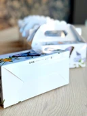 Kelebek Kutusu 25 'li El Tutmalı Çanta Doğum Günü Hediye Kutusu Pasta Kutusu - 3