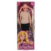 Çocuk WG-115527 Kazaklı Örgü Saçlı Bebek 29 cm -Vardem Oyuncak thumbnail 3