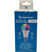 Alpsmart AS-8229 CW Akıllı Wifi Led Lamba Tuya Destekli 9W Ampül thumbnail 3