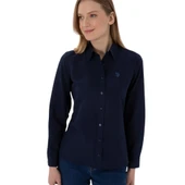 Kadın Uzun Kollu Basic Gömlek thumbnail 3