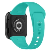 Xiaomi Redmi Watch 3 Uyumlu PureLux Soft Silikon Kordon  Turkuaz Turkuaz - 2