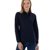 Kadın Uzun Kollu Basic Gömlek thumbnail 2