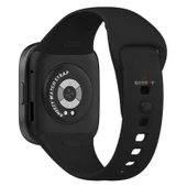 Xiaomi Redmi Watch 3 Uyumlu PureLux Soft Silikon Kordon  Siyah Siyah - 2