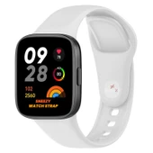 Xiaomi Redmi Watch 3 Uyumlu PureLux Soft Silikon Kordon  Siyah Siyah - 8