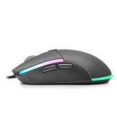 Hadron G380 3600dpi RGB Ledli 1.50mt USB Kablolu Oyuncu Mouse - Siyah - 4