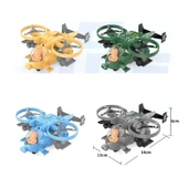 Keşfetmeye Teşvik Eden Sürtmeli Askeri Helikopter Oyuncağı thumbnail 1