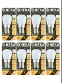 (8 Adet) Heka 2W (14W) 3000K (Sarı Işık) E14 Duylu (İnce Duy) Dim Edilebilir Soft Led Mini Ampul thumbnail 1