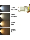 (8 Adet) Heka 5W (37W) 6500K (Beyaz Işık) G9 Duylu Dim Edilebilir Led Kapsül Ampul thumbnail 5