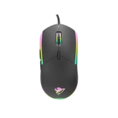 Hadron G380 3600dpi RGB Ledli 1.50mt USB Kablolu Oyuncu Mouse - Siyah - 2
