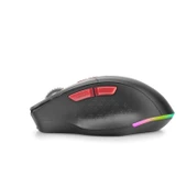 Hadron G390 1600dpi RGB Ledli 2.4GHz Mini USB Type-C Şarjlı Kablosuz Oyuncu Mouse - Siyah - 4