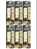 (6 Adet) Heka 5W (37W) 6500K (Beyaz Işık) G9 Duylu Dim Edilebilir Led Kapsül Ampul thumbnail 1