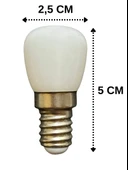 (1 Adet) Heka 2W (14W) 3000K (Sarı Işık) E14 Duylu (İnce Duy) Dim Edilebilir Soft Led Mini Ampul thumbnail 2