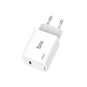 BİX BX1P65G-WE 65W ŞARJ ADAPTÖR (TYPE-C) Beyaz PPS ÖZELLİKLİ thumbnail 3