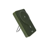 BİX 10000mAh BXPB105-GRE 22.5W-15W Type-C Micro USB KABLOSUZ LED GÖSTERGELİ Yeşil POWERBANK - 4