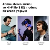 BİX BH2-BK Siyah SOUNDCRAFT BH2 KATLANABİLİR KULAKÜSTÜ KABLOSUZ KULAKLIK thumbnail 5