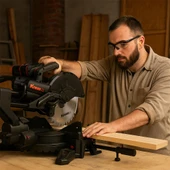 Kress KH483.9 40Volt 1400W 254MM Kömürsüz Kızaklı Bluetooth Bağlantılı Profesyonel Gönye Kesme (Akü Dahil Değildir) - 5