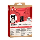 8in1 Perfect Coat Deshedder Furminator Orta Irk Köpek Tarağı Medium - 1