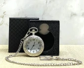 Özel Kutulu Gümüş Köstekli Saat Alk4686 - 1