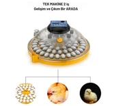 Evonest Evo-UFO-48 | 48 Yumurtalık UFO Model Tam Otomatik Kuluçka Makinesi - 2