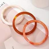 3'lü Reçine Renkli Tasarım 65 mm Çapında Bilezik Seti | Parlak ve Şık Görünüm thumbnail 3