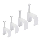 PowerMaster PM-17654 7 Numara Çelik Çivili 16 MM Kroşe 4X10 Antigron Kablolar İçin (100'LÜ Poşet) - 1