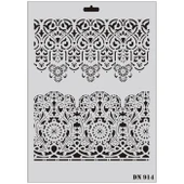 Rich Dantel Seri DN-914 Stencil 35x25 cm - 1