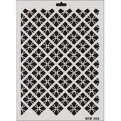 Rich New Seri N-163 Stencil 35x25 cm - 1
