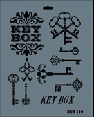 Rich New Seri N-110 Stencil 35x25 cm - 1