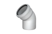 Pvc Atık Su Borusu 45 derece 110 mm 10 Adet - 1
