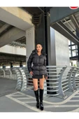 Waterproof Fabric İthal Kumaş Kapüşonlu Şişme Mont Su Geçirmez Kamşonlu Mont Rüzgar Geçirmez - 2