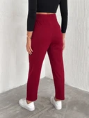 örme krep pantolon çift düğmeli thumbnail 7