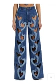 Pinterest Tasarım Kot Pantolon Palazzo Kot Pantolon - 1