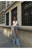 Pinterest Model Tasarım Model Baggy Jean Palazzo Kot Pantolon - 5