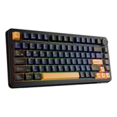 Rampage Quell Siyah Hot Swap 2.4G + BT Wireless RGB Gasket Oil Switch Türkçe Q PBT Keycaps Mekanik Klavye - 2