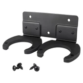 Powermaster PM-26938 Duvara Monte Çift Mikrofon Tutucu Askı Metal Gövde - 1