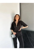 Gri Yaka Ve Paçası Fermuarlı Takım - 7