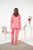 Estiva Likralı Penye Önden Düğmeli Bayan Pijama Takım thumbnail 5