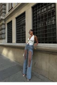 Pinterest Model Tasarım Model Baggy Jean Palazzo Kot Pantolon - 4