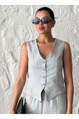 Gri Yelek Pantolon Takım - 2
