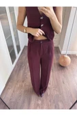 Kurdele Düğmeli Tasarım Yelek Pantolon Takım Premium Kalite - 11