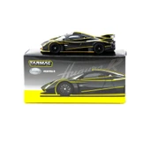 Nessiworld Tarmac Works 1/64 Pagani Huayra R Matt Black / Silver - 2