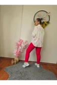 Krep Kumaş Fuşya Dar Paça Pantolon - 3